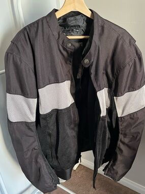Power Trip Men’s Armoured Motorcycle Jacket 2XL